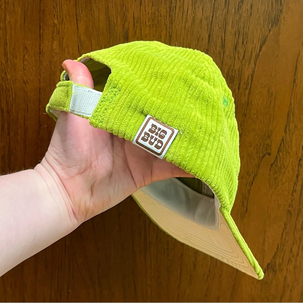 Big Bud Press dugout hat in Gross Green